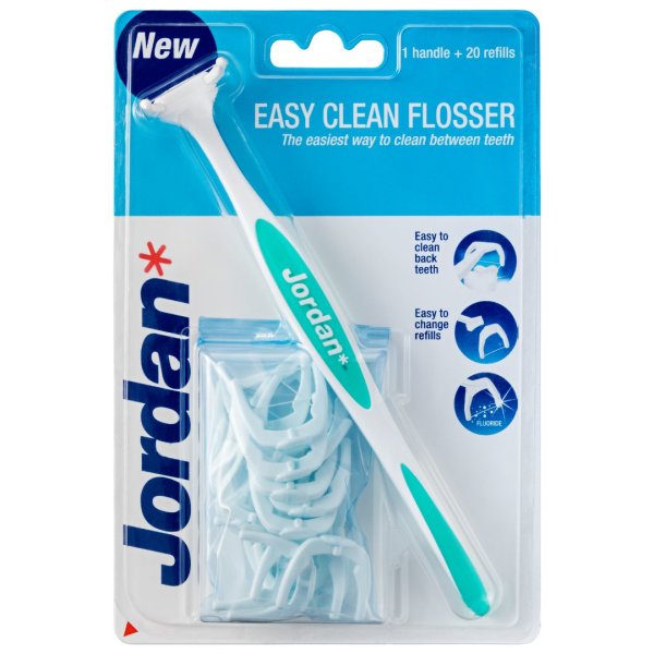 Jordan Easy Clean Flosser & 20 Refills