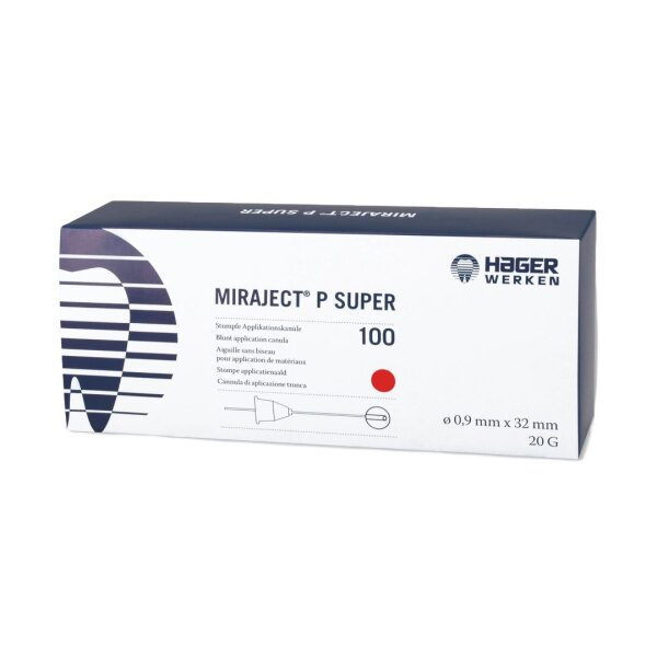 Miraject P Super Pastenkanüle 0,9 x 32mm (20 G), 100er Box