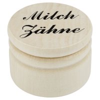 Milchzahndose Holz