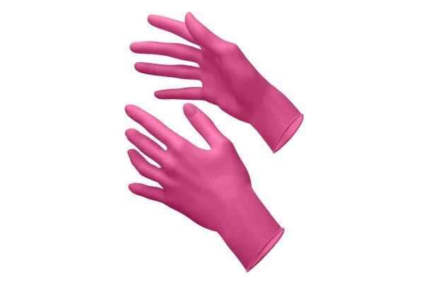 Nitrilhandschuhe Akzenta One Style, Pink, Größe M
