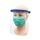 Gesichtsvisier mit auswechselbarem Schild, blau