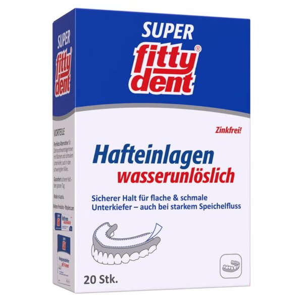 fittydent super Hafteinlagen