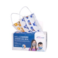 OP-Mundschutz Wellsamask für Kinder mit bunten...